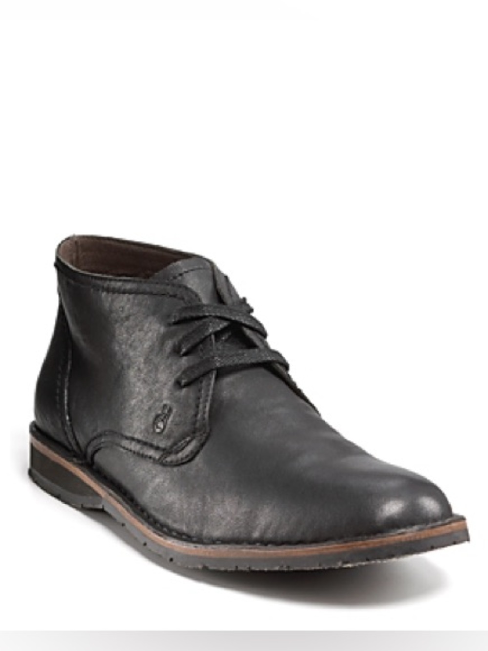 John Varvatos Black Leather  Hipster Chukka Boots Size 11